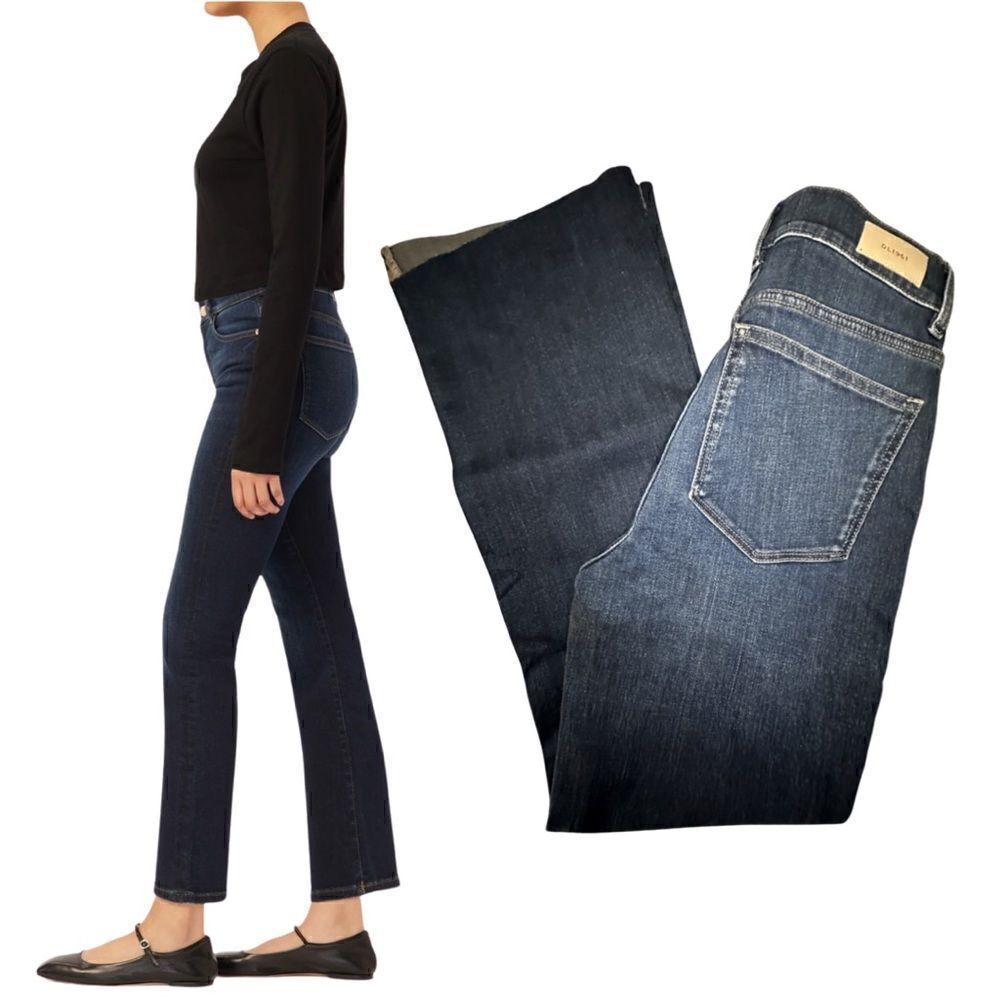 DL1961 Bridget Boot High Rise Instasculpt in Thunderbird Size 25